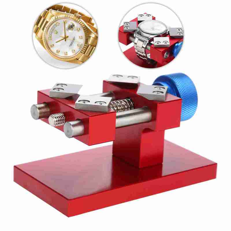 Watch Bezel Tool: 38-40mm Red - Simple Easy Operation Back Case Opener for Watch Maintenance Battery Replacement Amateurs Jewelers - Image 1