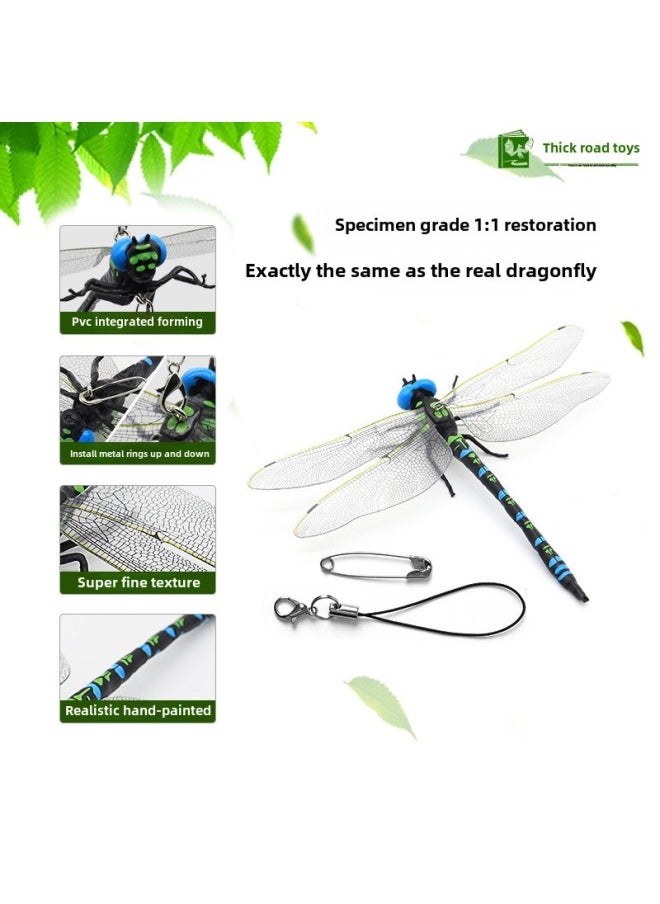 null - Simulation Dragonfly Exported To Japan Mosquito Repellent Artifact Plastic Model Toy Dragonfly Crafts-Color:K2 Cartoon Yellow 122*82mm - Image 1