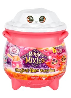 Magic Mixies Magical Gem Surprise Fire Magic Cauldron - Reveal a Non-Electronic Mixie Plushie and Magic Ring with a pop up reveal from the Fizzing Cauldron