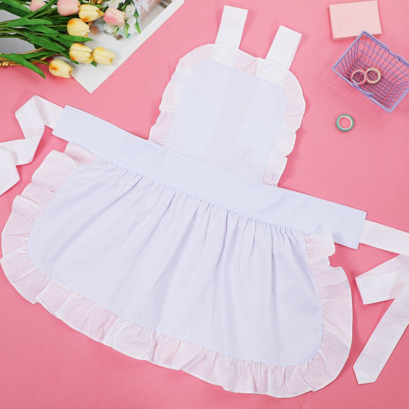 Apron Maid Apron Apron Waitress Apron Kitchen Apron Women's Apron Cute Pizza Apron For Girls - Image 5