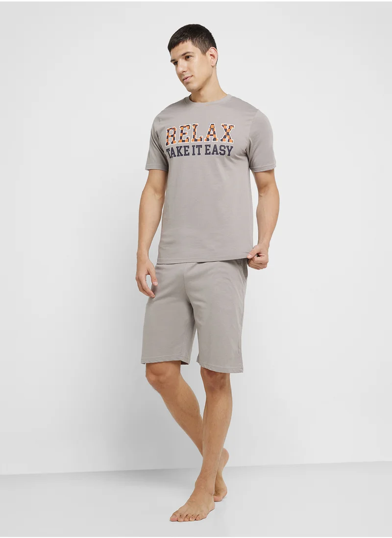 سفنتي فايف Nightwear Top & Shorts Sets