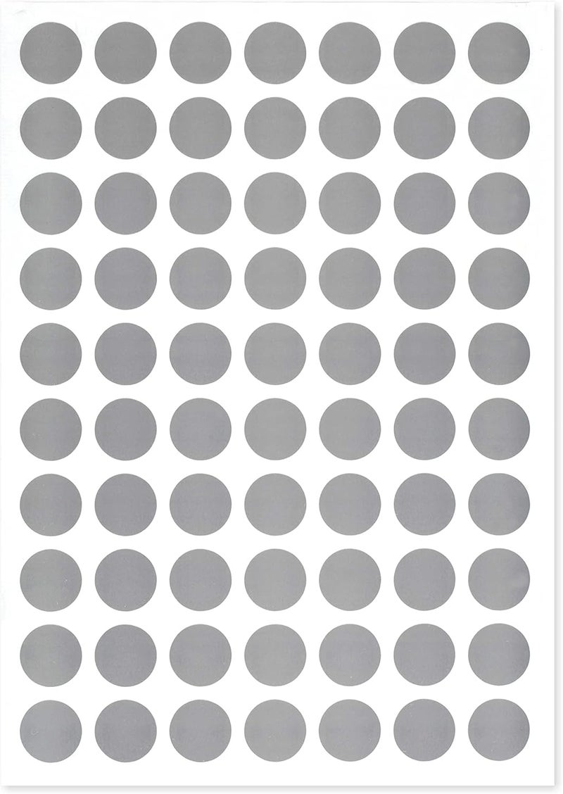 PARLAIM 1050 3/4" Round Color Coding Circle Dot Labels Sticker, 15 Sheets, 0.75 inch Gray Sticker - Image 1