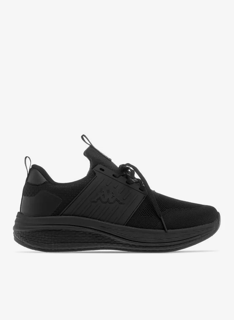 Women's Monotone Sports Shoes with Lace-Up Closure