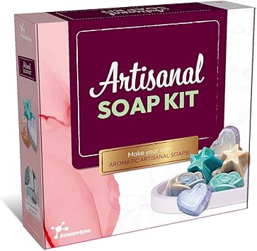 Science4you مجموعة صنع الصابون الحرفي Science4you للبالغين اصنع صابونك الخاص مع هذه المجموعة الحرفية اصنع 3 أنواع مختلفة من الصابون المعطر مجموعات حرفية تعليمية للبالغين المملكة المتحدة هدايا حرفية للنساء والرجال - Image 1