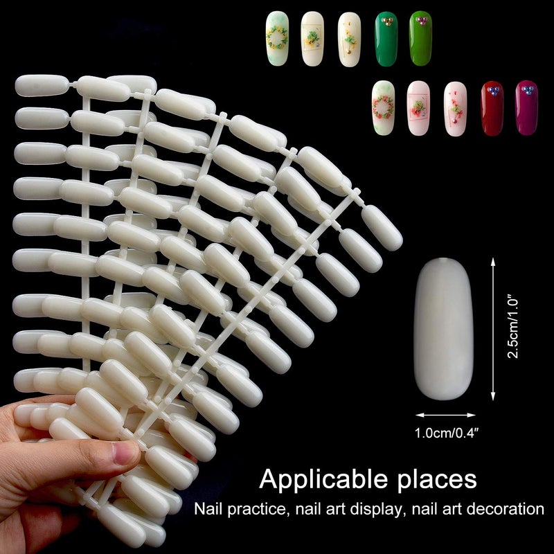 Noverlife 120 Nail Colors Display Book with 120 False Nail Tips, Nail Art Samples Color Swatches Cardboard, Nail Gel Polish Display Chart Nail Design Showcase for Manicure Salon Studio - Image 5