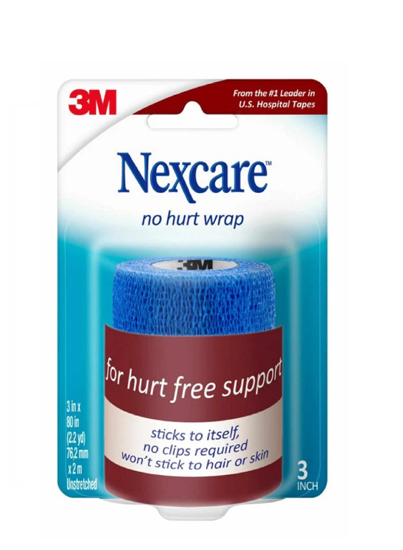 NEXCARE ATHLETIC WRAP BLUE 3"