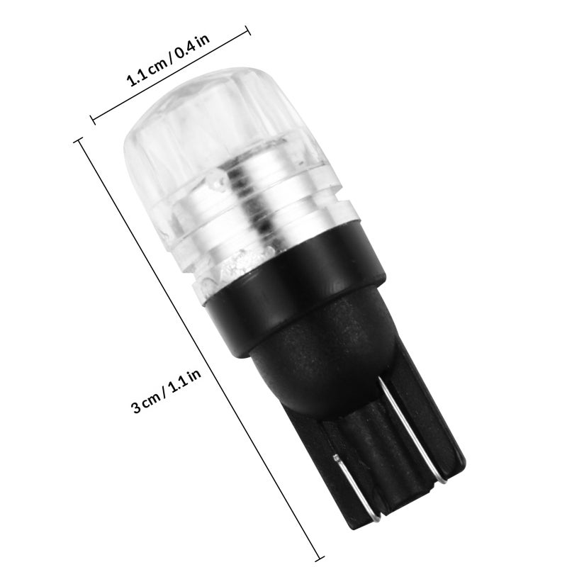 10Pcs License Plate Lamp Car Replacement Bulbs 3W Width Indicator Lamp - Image 2