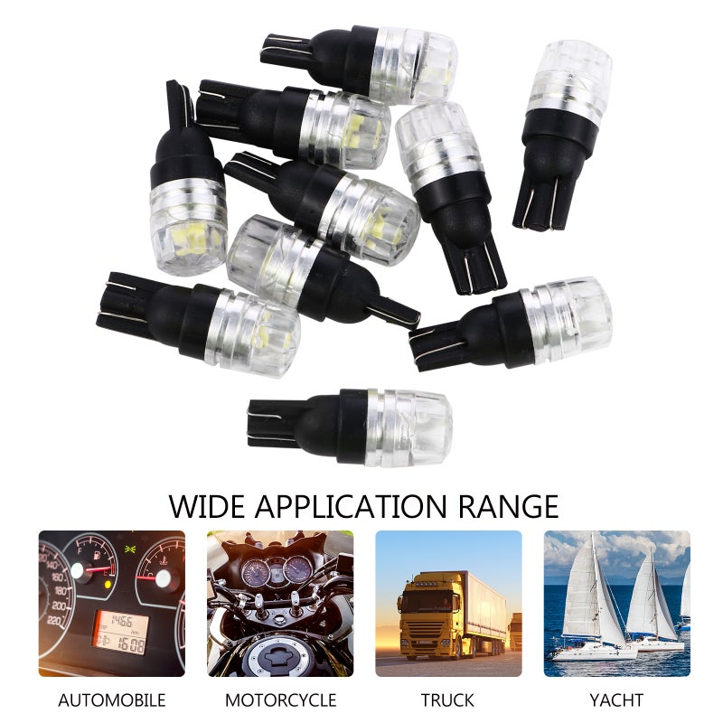 10Pcs License Plate Lamp Car Replacement Bulbs 3W Width Indicator Lamp - Image 3