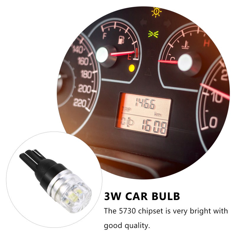 10Pcs License Plate Lamp Car Replacement Bulbs 3W Width Indicator Lamp - Image 4