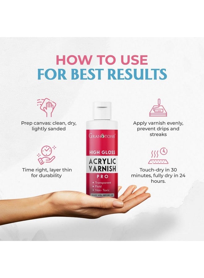 Granotone طلاء أكريليك GRANOTONE للفنانين غير قابل للاصفرار وغير سام (200 مل شديد اللمعان) - Image 5