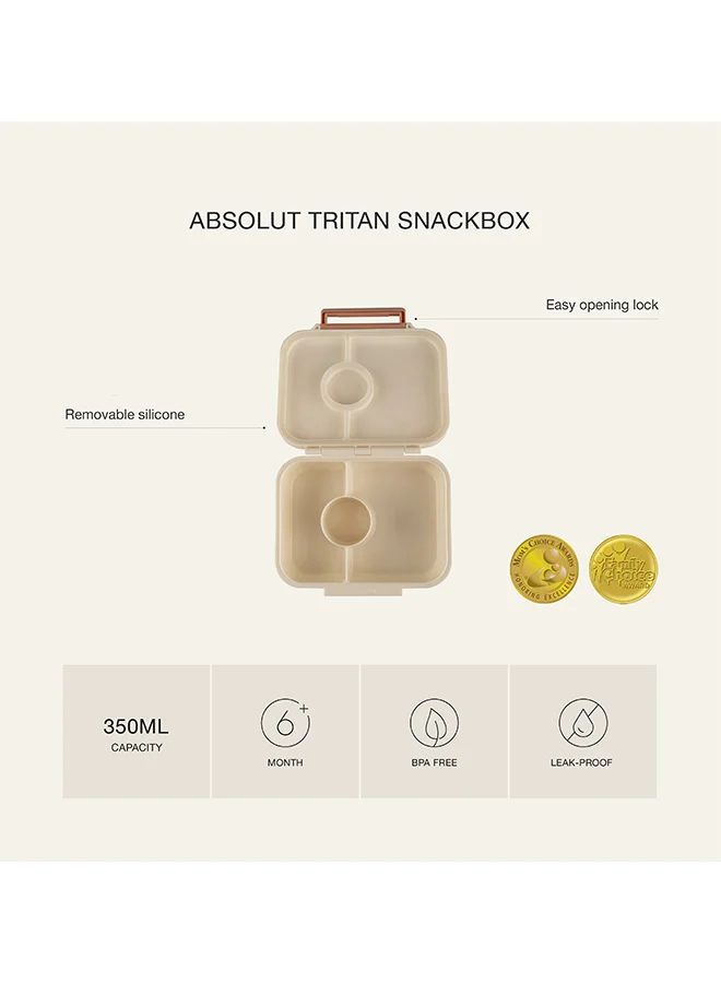 Citron Tritan Snackbox With 3 Compartments For Kids, Leak Proof And Bpa Free - Ballerina