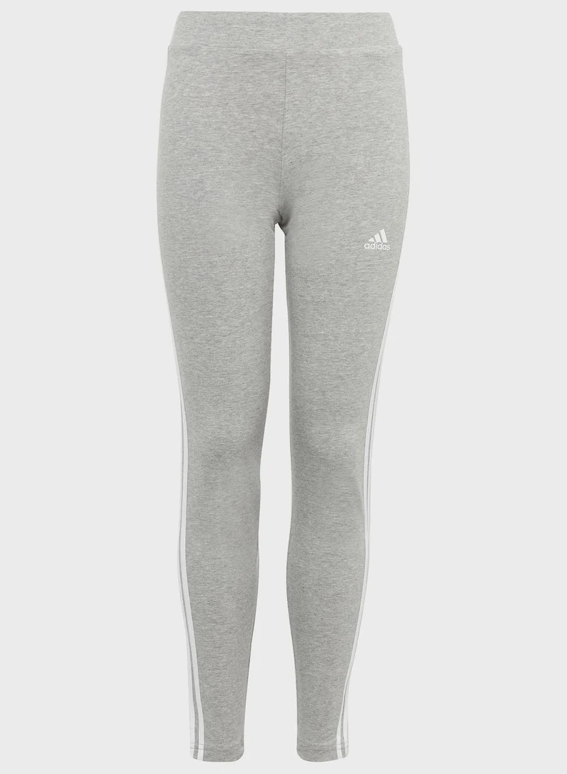 Adidas Essentials 3-Stripes Cotton Leggings