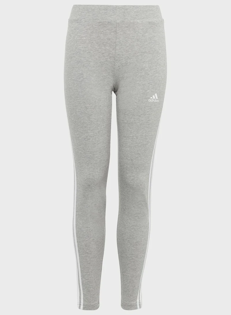 Adidas Essentials 3-Stripes Cotton Leggings