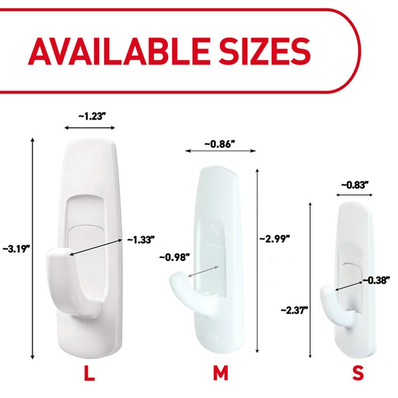 Command Large Utility Hooks, 14-Hooks, 24-Strips, Organize Damage-Free - Image 2