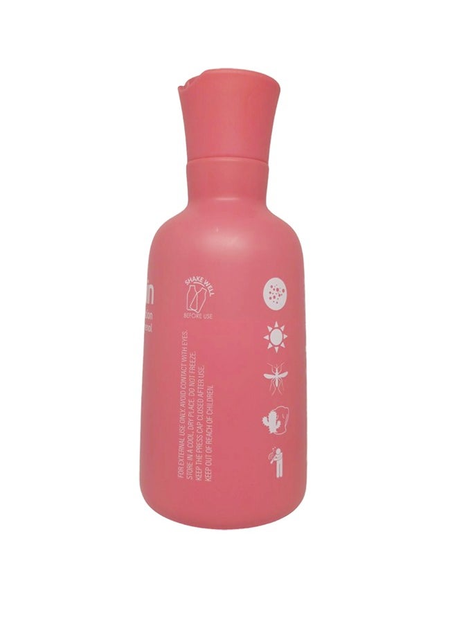 Bateel Caloemin Calamine Lotion with Aloe Vera & Panthenol – 200ml – Soothing Relief for Itchy, Irritated & Sunburned Skin  - Image 2