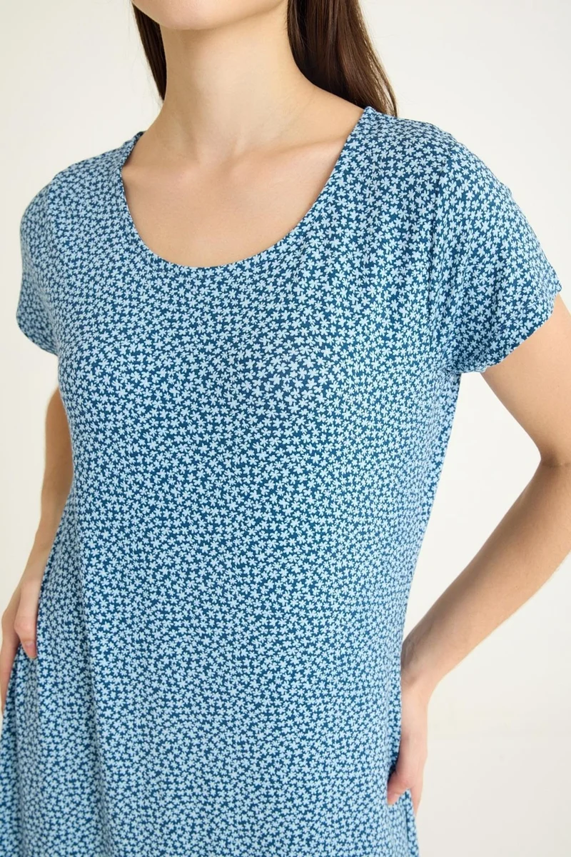 Cotenconcept Printed A-Line Dress