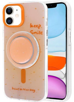 Coolacs Case Compatible with Apple iPhone 11 Magsafe Charging Feature Plug-in Pop Socket Cover  - Image 1