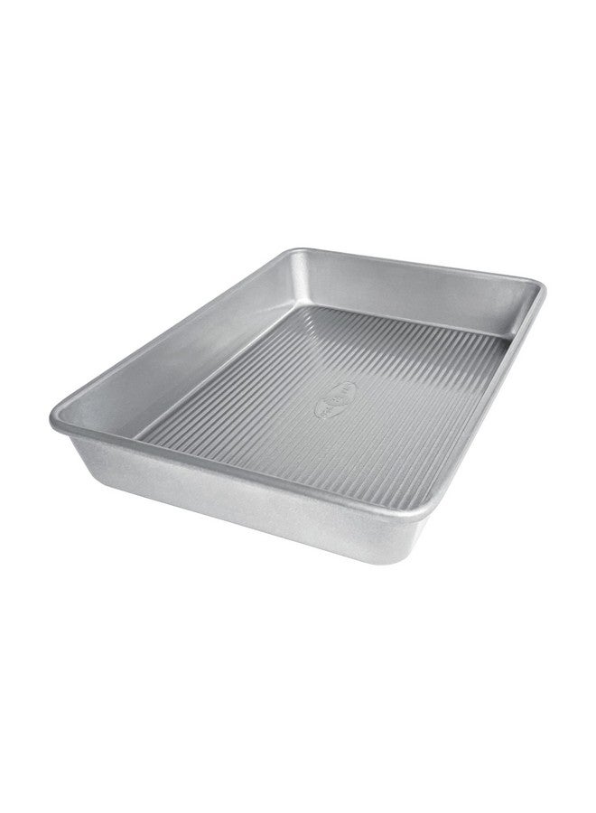 USA Pan Bakeware Seamless Nonstick Rectangular Cake Pan, 9 x 13 inch - Image 1