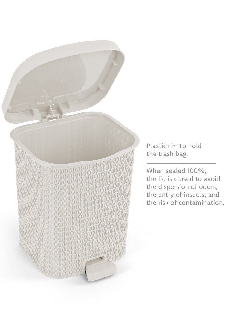 Turt Turt Step-on Waste Bin with Pedal 7 Ltr  - Image 4