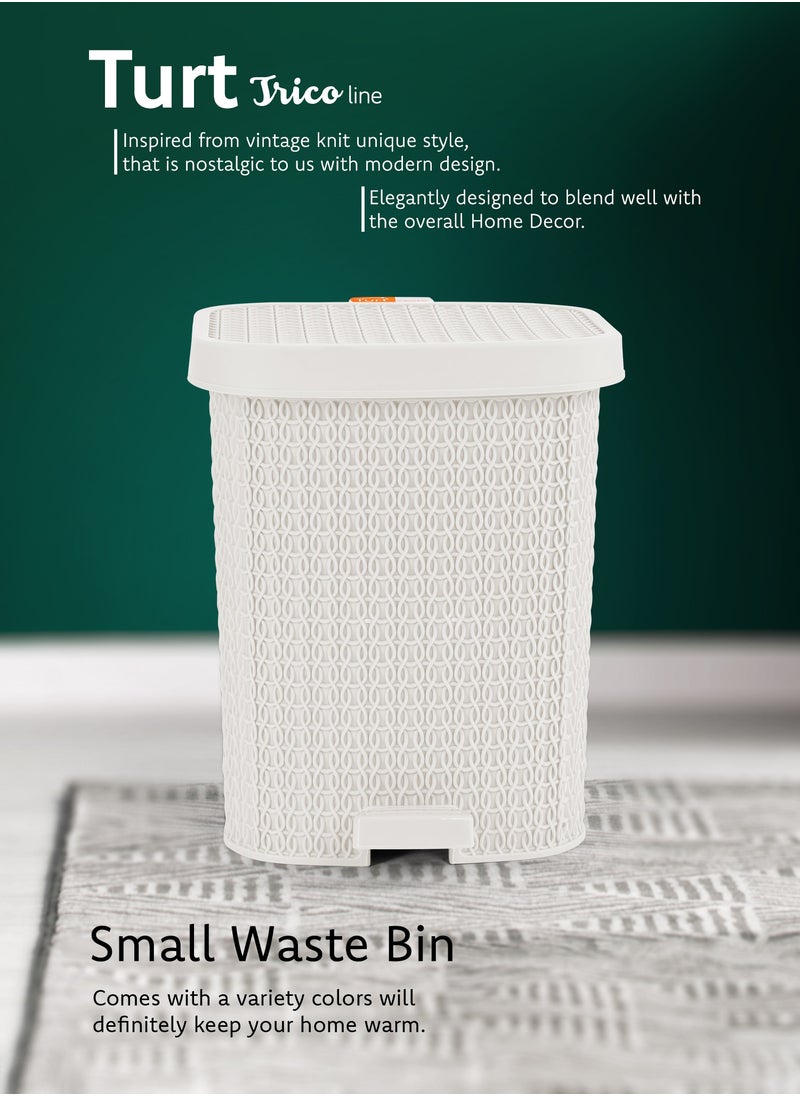 Turt Turt Step-on Waste Bin with Pedal 7 Ltr  - Image 1