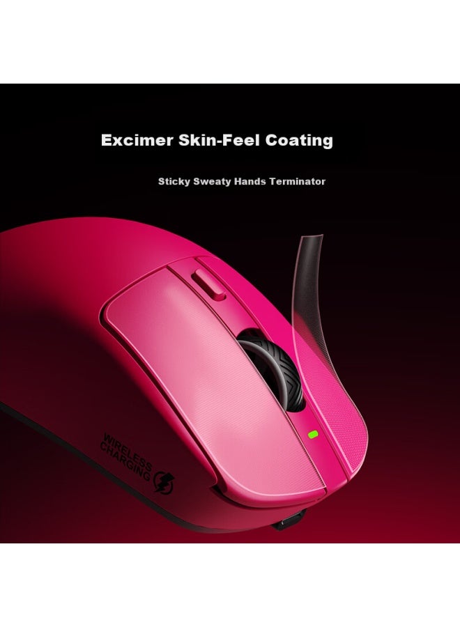 Dareu Ae7 Lightweight Wireless Mouse Flagship Magnetic Wireless Charging Gaming Office Mouse Tri-mode Connection Asymmetric Right-handed Minimalist Ergonomic - Image 2