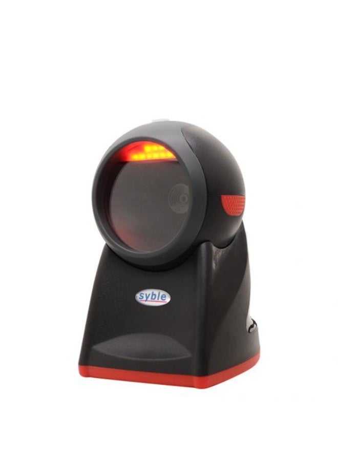 سيبل Syble Presentation Barcode Scanner USB 2D/1D – قارئ باركود ثابت يدعم QR Code وقراءة الباركود من شاشة الهاتف – مناسب لنقاط البيع POS والسوبر ماركت والصيدليات - Image 1