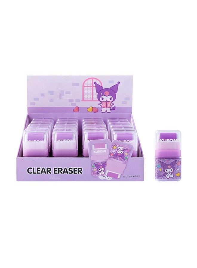 GGEROU 20Pcs Roller Eraser Kawaii Students Stationery Cartoon Cute Kids Eraser Rubber School Office Supplies - Image 1