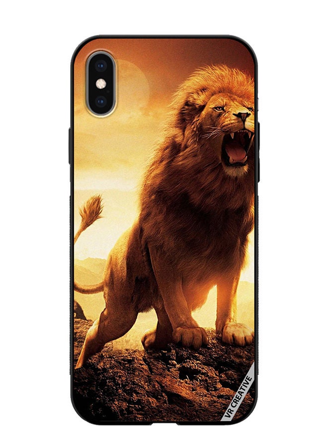 VR CREATIVE Protective Case Cover For Apple iPhone XS Max Lion King Design Multicolour - Image 1