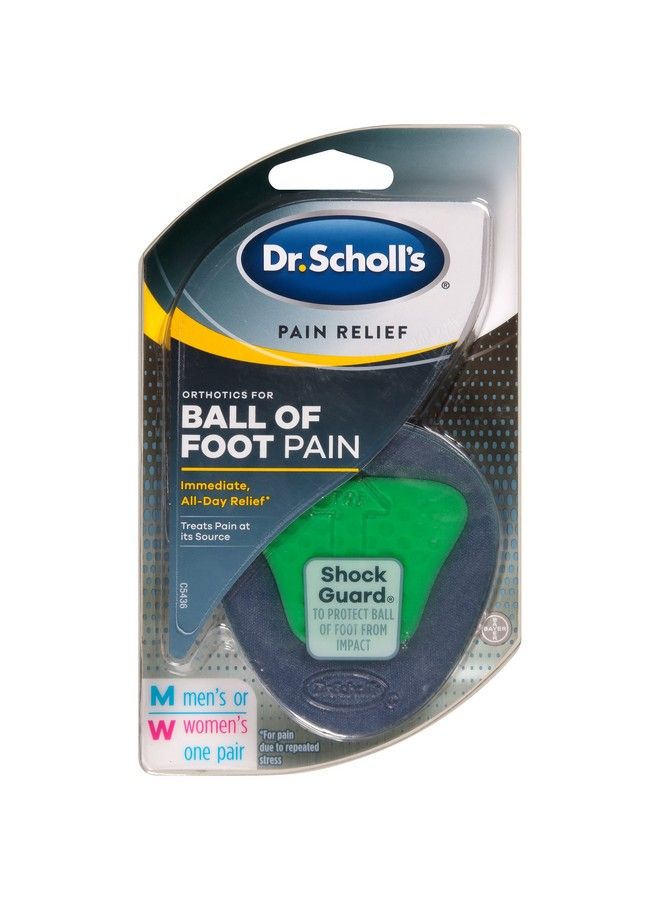Dr. Scholl's Dr. Scholls Dr. Scholls Pain Relief Orthotics Ball Of Foot Mens Or Womens 1 Each - Image 1