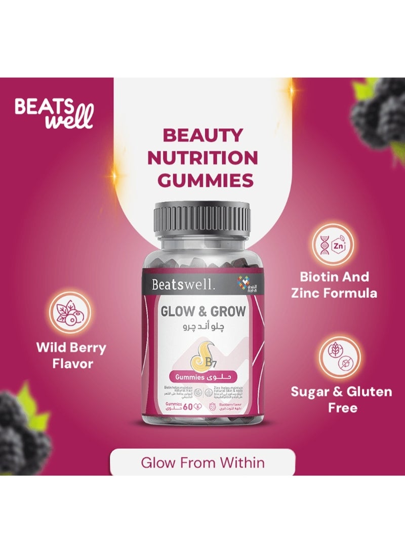BeatsWell بياتسويل جلو آند جرو 60 علكة - Image 3
