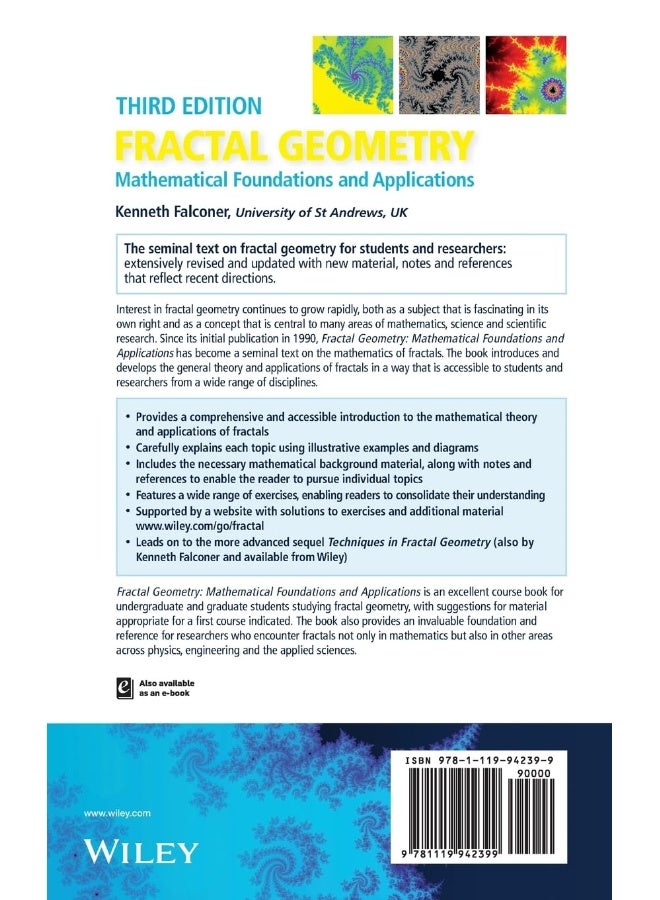 Fractal Geometry: Mathematical Foundations and Applications