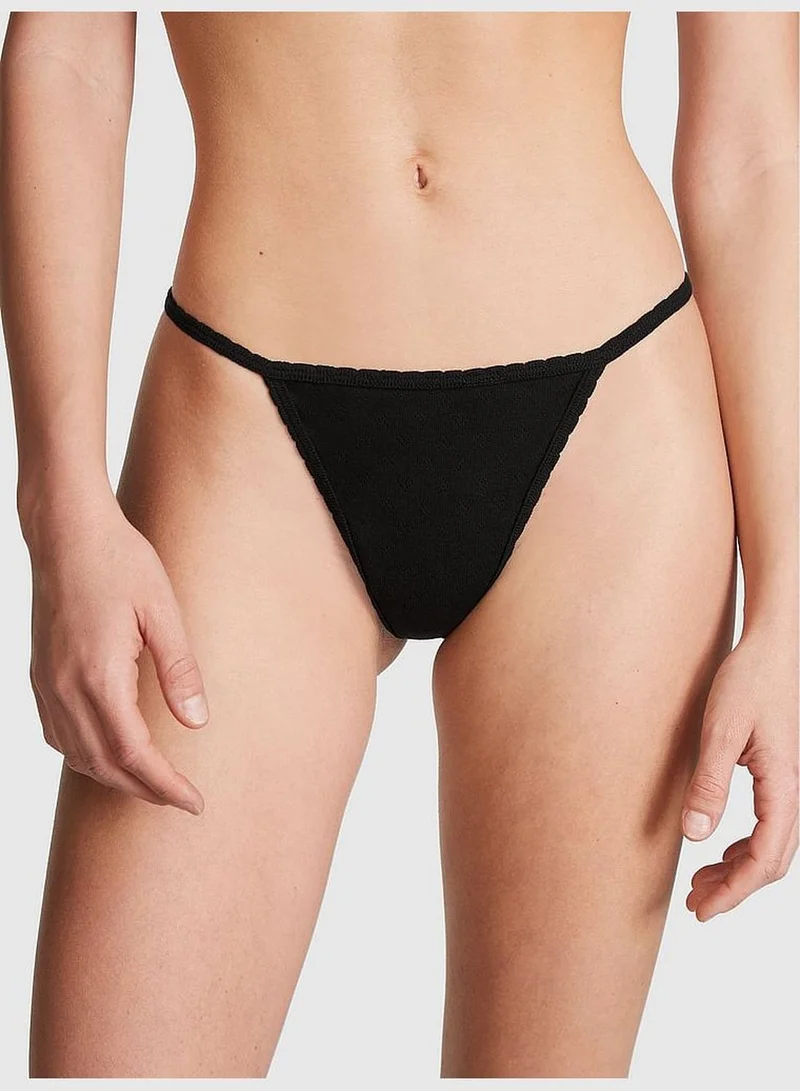 PINK Cotton V-String Panty