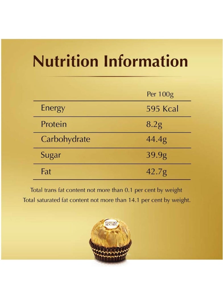Ferrero Imported Ferrero Rocher Chocolate - 16 Pieces - 200g - Rich Hazelnut Flavour - Image 2