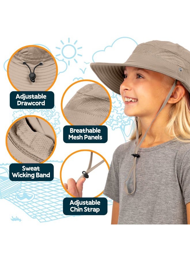 GearTOP (1 Pack, Khaki) - Fishing Hat and Safari Cap with Sun Protection Premium Hats for Men and Women - Image 3