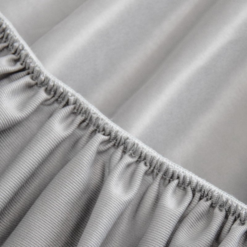 بيلوبان Biloban RV Twin Sheets 2 Pack 36؟ 84 ملاءمة من أجل RV Twin Praytress/Mattress Topper/Bunk مع جيب عميق يصل إلى 14 "" "انكماش وملاءات سرير مقاومة للبقع رمادية - Image 2