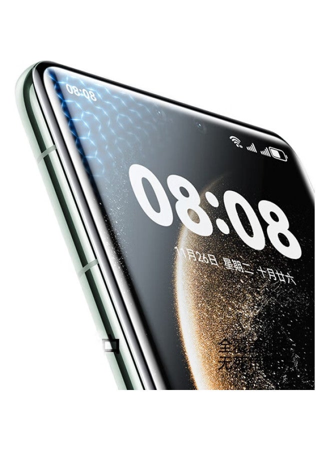 SmartDevil حماية شاشة زجاجية مقسّاة سمارت ديفيل لهواوي ميت 70 Rs، فيلم ناعم مقسّى كامل الغراء مع تصميم منحني، فيلم حماية هاتف مضاد للسقوط بدقة عالية، P - Image 3