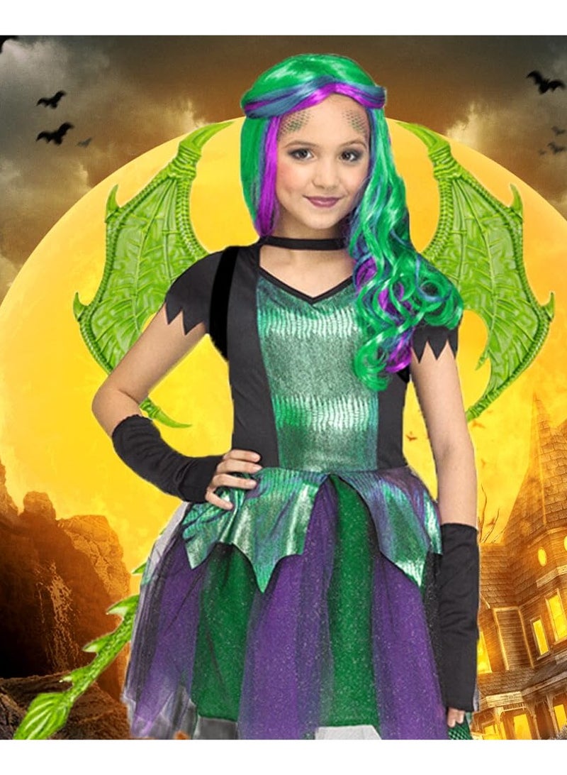 VUCATIN Dragon Costume Cosplay Costume for Kids Dinosaur Wings Tail Mask Set Boys Girls Children Dress Up Props for Festival Cosplay Party Dress Halloween - Image 1