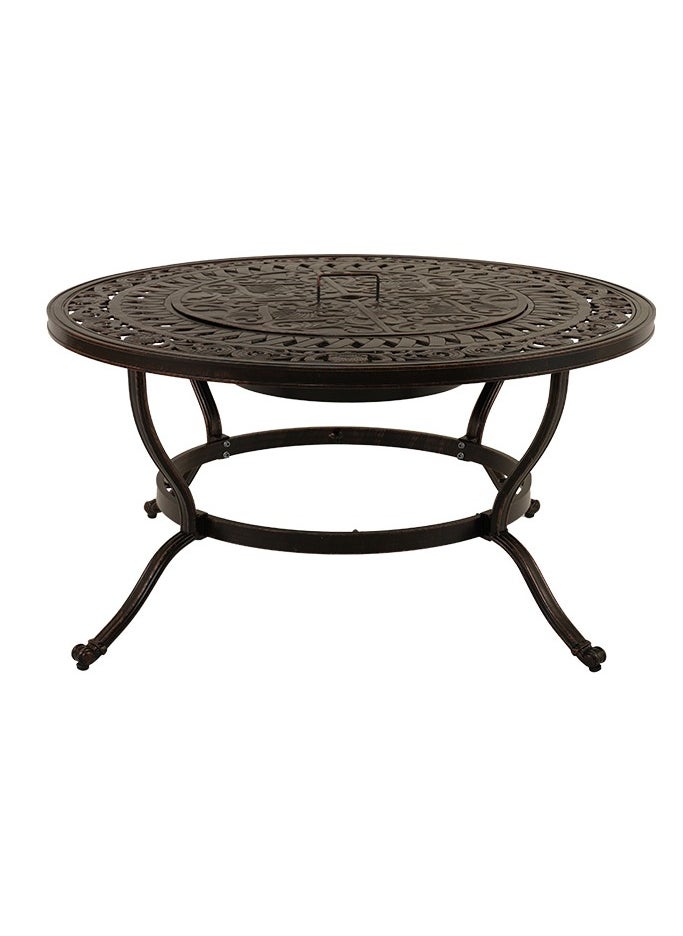 Schondor Furniture Barcelona | Firepit Short | 4 Seater | Outdoor Furniture | Dining Table | Perfect for Any Outdoor Space | Garden | Backyard | Patio  - Image 2