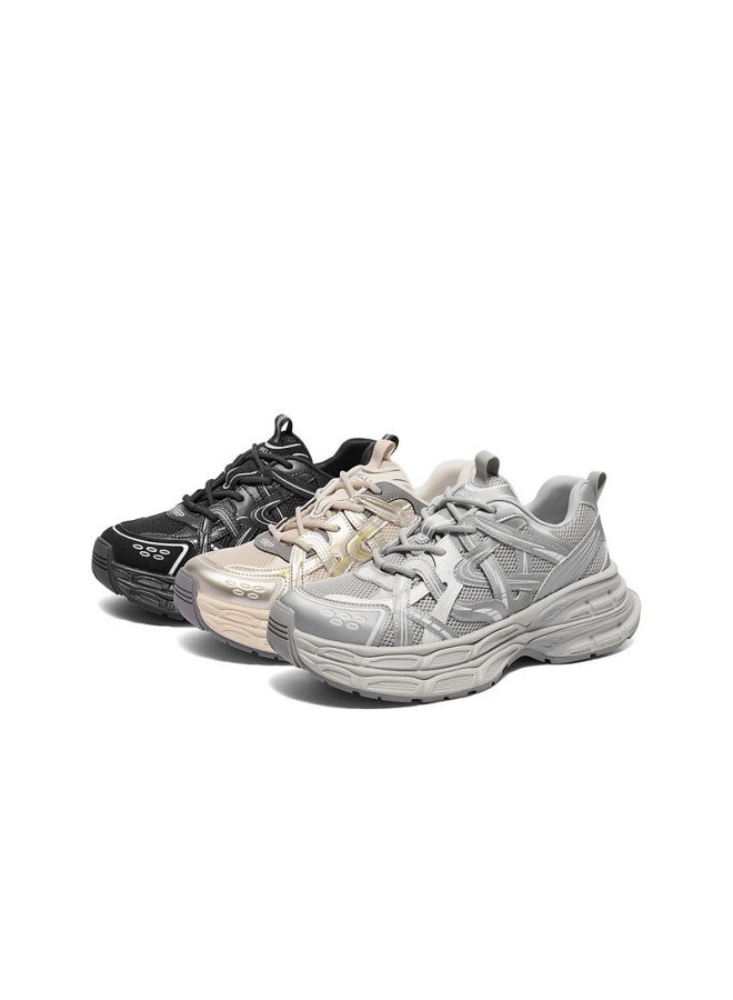 Belle Zhang Linghe Same Style Starry Track Casual Shoes For Men, Dad Shoes, Black, Size 40 - Image 3