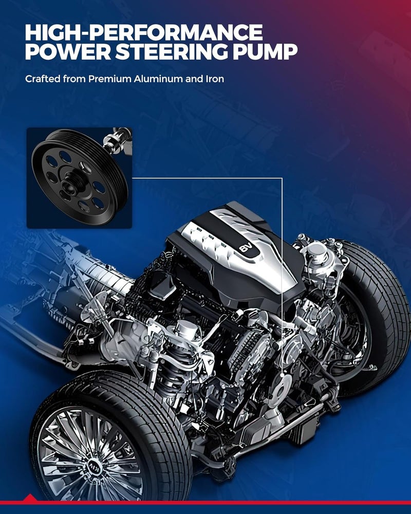 KAX Power Steering Pump for 2004-2008 F150, 2003-2006 Expedition, Navigator, and 2006-2008 Mark LT - Image 4