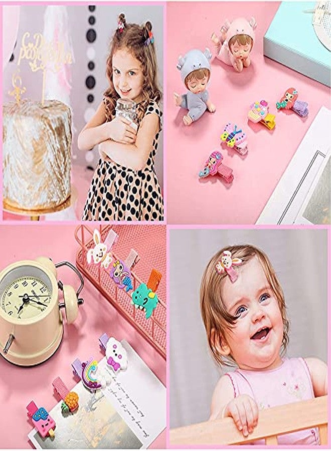FAMEZA 10 PiecesGirl Children Hair Clips Baby Girls Hair Clips Cute Hairpins Alligator Clip Hair Hairpins Set Hair Accessories for Baby Girls Infants Toddlers Kids Children - Image 3