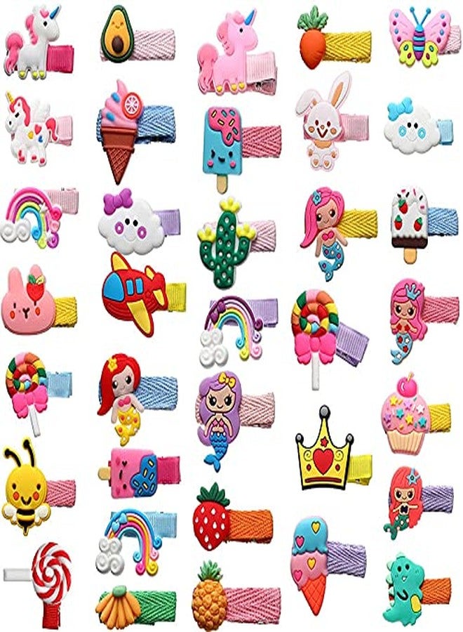 FAMEZA 10 PiecesGirl Children Hair Clips Baby Girls Hair Clips Cute Hairpins Alligator Clip Hair Hairpins Set Hair Accessories for Baby Girls Infants Toddlers Kids Children - Image 1