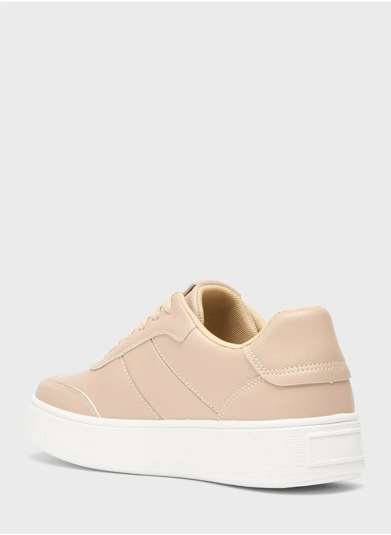 shoexpress Lace Up Low Top Sneakers