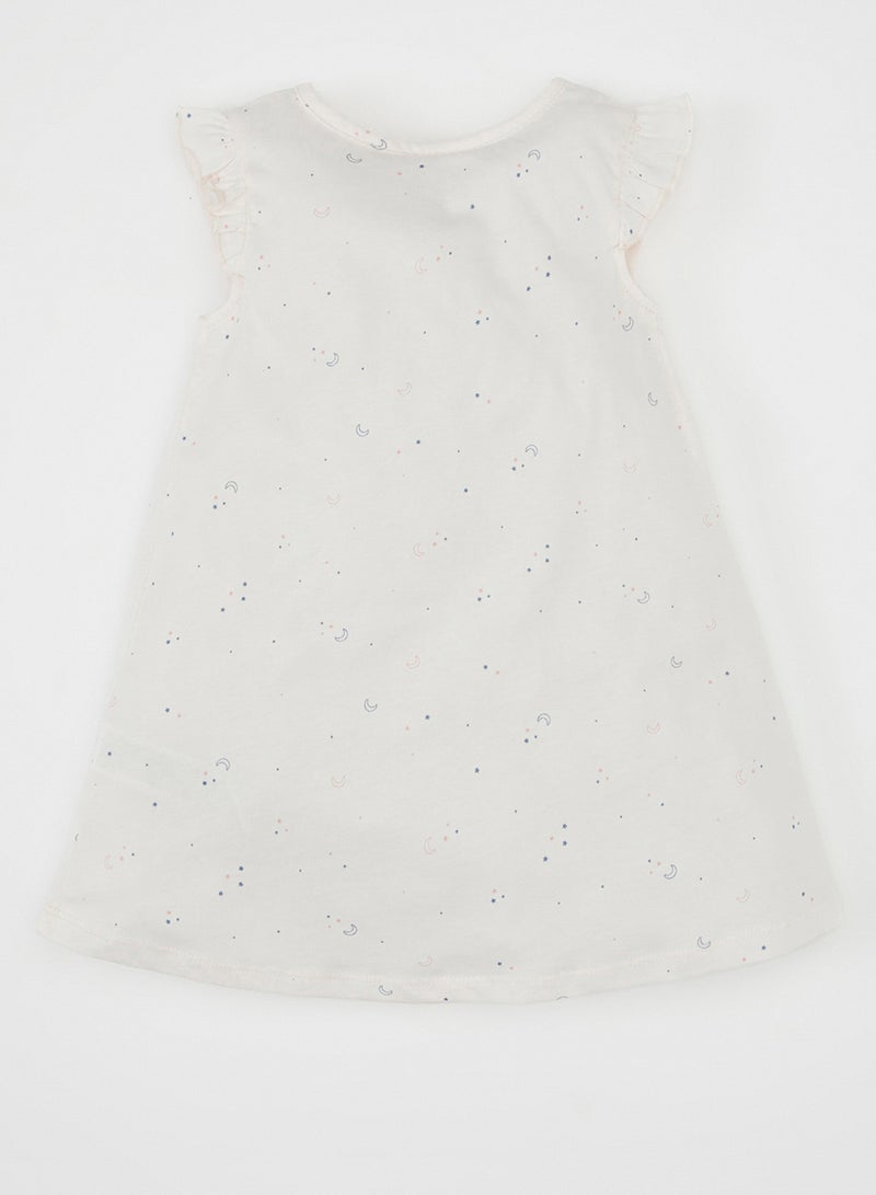 DeFacto Star Print Short Sleeve Cotton Pajama Set  - Image 2