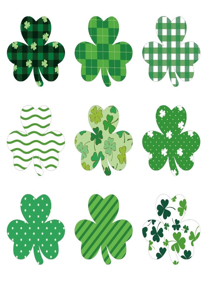 COCHIE 400PCS St. Patrick's Day Shamrock Stickers for St Patricks Day Decorations, Green Saint Patrick's Day Sticker Party Favor Supplies Parties Accessories Holiday Gifts (Pattern) - Image 1