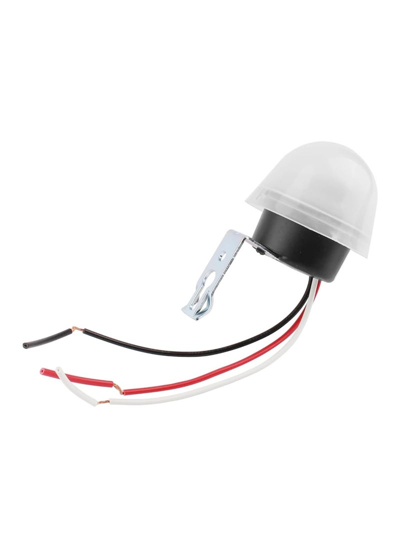 HASTHIP HASTHIP Auto On Off Photocell Night Light Switch Photoswitch Light Sensor Switch Waterproof Energy Efficient AC 220V Photoswitch Light Sensor Switch Lighting Dusk to Dawn Sensor for Gardens  - Image 1