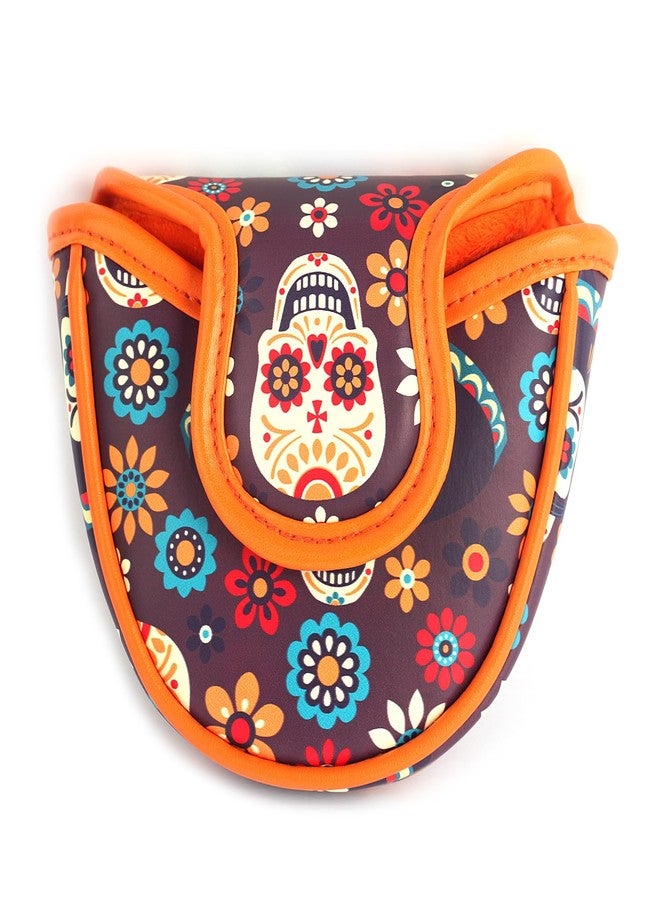 SHABIER Golf Putter Cover Golf Mallet Headcover for Golf Putter Head Cover (Sugar Skull) - Image 2