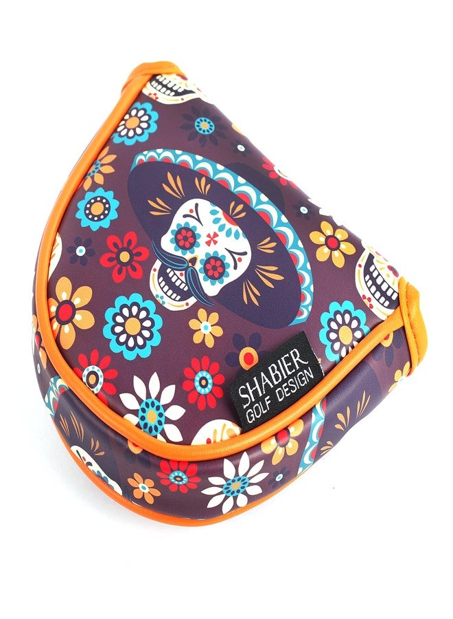 SHABIER Golf Putter Cover Golf Mallet Headcover for Golf Putter Head Cover (Sugar Skull) - Image 5