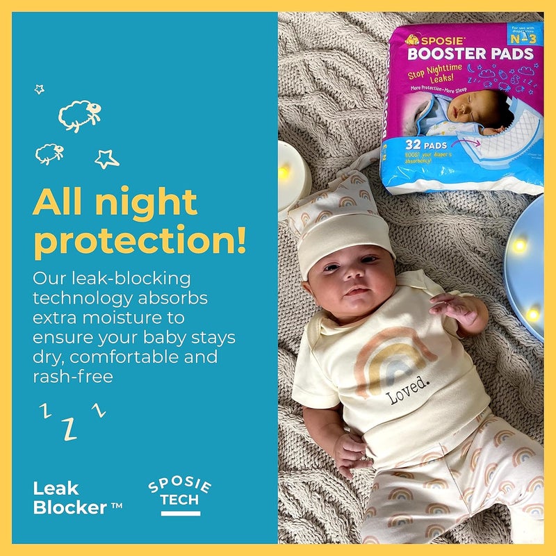 Select Kids Diaper Booster N-3, 96 Count - Baby Diaper Pads, Overnight Diapers, Newborn Diapers - Image 2