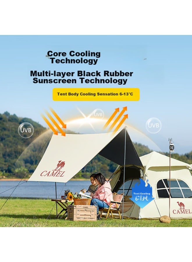 Camel Outdoor Camping Tent, Portable Folding, Rainproof, Thickened, Automatic Canopy Tent For Camping, 173ba6b112 - Image 5